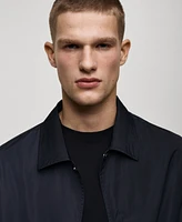 Mango Men's Regular-Fit Technical Fabric Jacket