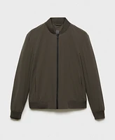 Mango Men's Coolmax Technology Waterproof Bomber Jacket