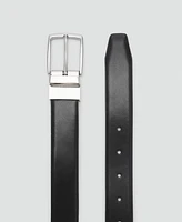 Mango Men's Reversible Suit Leather Belt