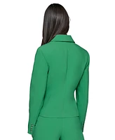 Karl Lagerfeld Paris Women's Single-Button Blazer