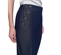 Karl Lagerfeld Paris Women's Wide-Leg Sailor Pants
