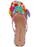 Betsey Johnson Women's Sellena Butterfly Slide Sandals