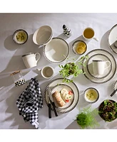 Mackenzie-Childs Black Check Napkins, Set of 4