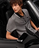 Karl Lagerfeld Paris Men's Slim-Fit Textured Performance Polo Shirt