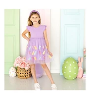 Sweet Wink Toddler Girls Easter Peeps Flutter Sleeve Tutu Dress