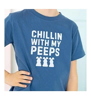 Sweet Wink Baby Boys Chillin With My Peeps Easter Short Sleeve T-Shirt