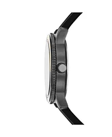 Skechers Men's Lachman Three-Hand Date, Black Alloy Watch