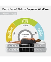 Intex 64489ED Dura Beam Supreme Air Flow Air Mattress with Built In Pump, Queen