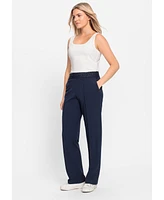Olsen Women's Mona Straight Pull-On Pant