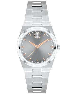 Movado Women's Bold Quest Swiss Quartz Stainless-Steel Watch, 28mm