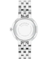 Movado Women's Museum Classic Lab Grown Diamond Swiss Quartz Stainless-Steel Watch, 29.5mm