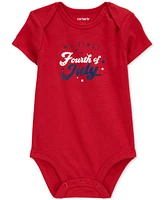 Carter's Baby My First Fourth of July Graphic Cotton Bodysuit
