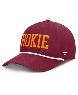 Fanatics Men's Maroon Virginia Tech Hokies Foul Ball Rope Adjustable Hat