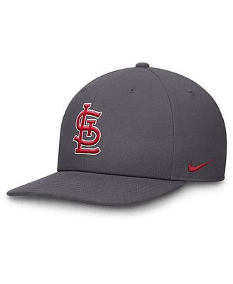 Nike Men's Gray St. Louis Cardinals Pro Performance Snapback Hat