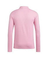 Adidas Men's Pink Inter Miami Cf 2025 Quarter-Zip Long Sleeve Training Sweatshirt