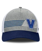 Fanatics Men's Heather Gray/Navy Villanova Wildcats Profile Trucker Adjustable Hat