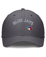 Nike Men's Gray Toronto Blue Jays Swoosh Performance Flex Hat