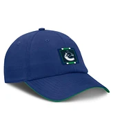 Fanatics Men's Blue/Green Vancouver Canucks Authentic Pro Ripstop Adjustable Hat