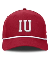 Fanatics Men's Crimson Indiana Hoosiers Foul Ball Rope Adjustable Hat