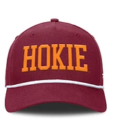 Fanatics Men's Maroon Virginia Tech Hokies Foul Ball Rope Adjustable Hat