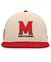 Fanatics Men's Tan Maryland Terrapins Catcher Snapback Hat