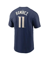 Nike Men's Jose Ramirez Navy Cleveland Guardians Fuse City Connect Name Number T-Shirt