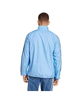 Adidas Men's Sky Blue/Black New York City Fc 2025 Anthem Reversible Full-Zip Jacket