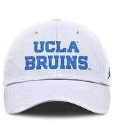 Jordan Men's White Ucla Bruins Core Club Mascot Wordmark Adjustable Hat