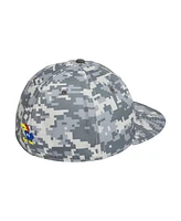 Adidas Men's Camo Kansas Jayhawks On-Field Fitted Baseball Hat