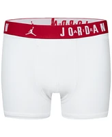 Jordan Big Boys Flight Dri-Fit Cotton Core Boxer Briefs, Pack of 3