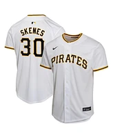 Nike Big Boys and Girls Paul Skenes White Pittsburgh Pirates Home Player Game Jersey