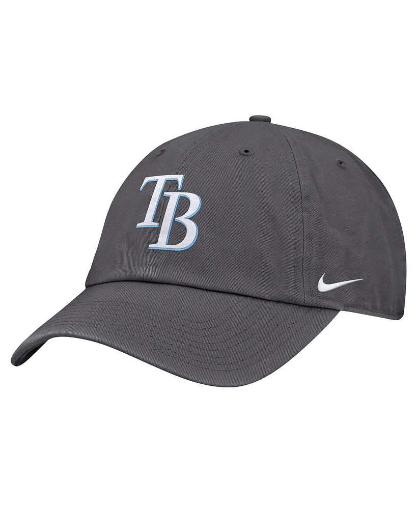 Nike Men's Gray Tampa Bay Rays Club Adjustable Hat