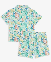First Impressions Baby Boys Tropical-Print Shirt & Shorts, 2 Piece Set, Exclusively at Macy's