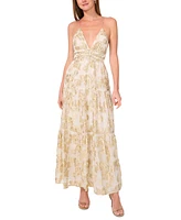 Parker Women's The Liora Metallic Print Sleeveless Maxi Dress