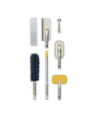 Joseph Joseph CleanTech 6 Pc.Deep Cleaning Set with Extension Pole