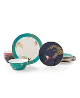 Portmeirion Sara Miller Chelsea 12 Pc. Dinnerware Set, Service for 4