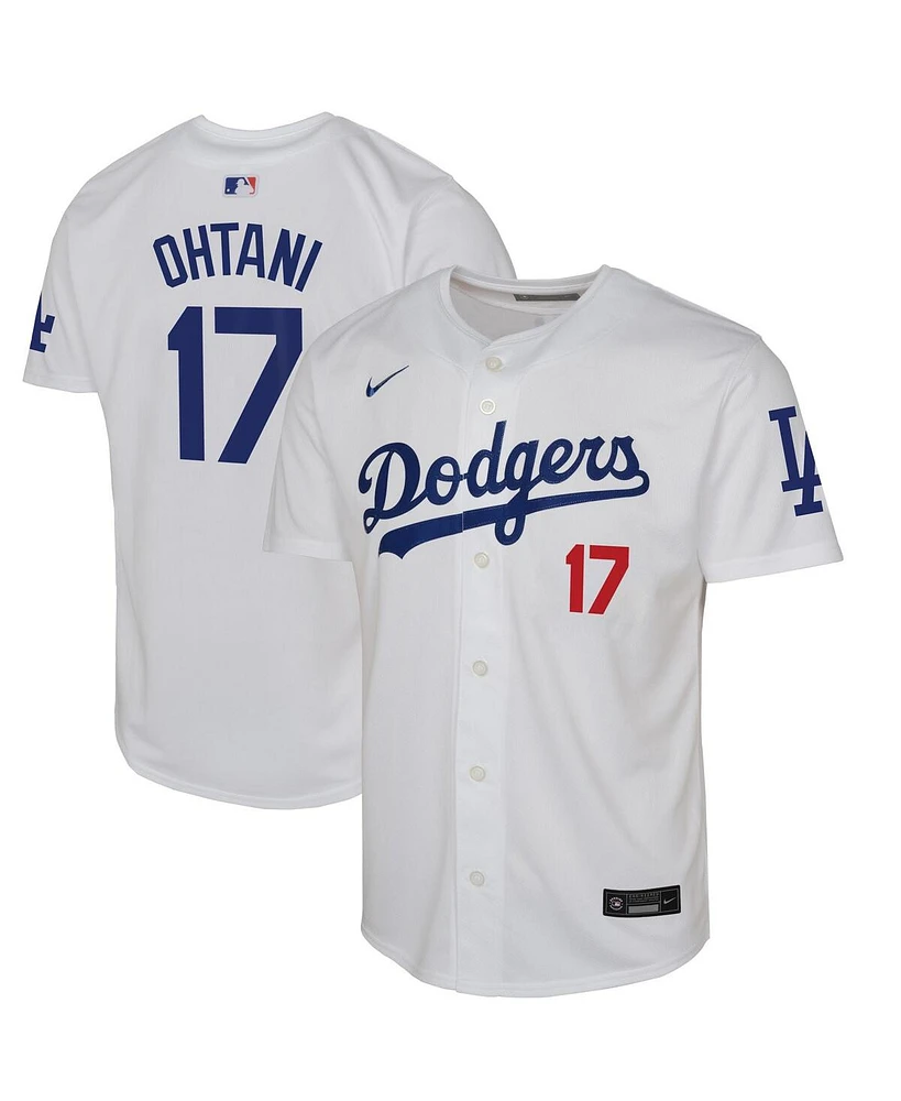 Nike Big Boys and Girls Shohei Ohtani White Los Angeles Dodgers Home Limited Player Jersey