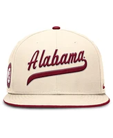 Nike Men's Natural Alabama Crimson Tide Primetime True Performance Fitted Hat