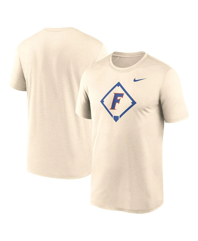 Nike Men's Cream Florida Gators Legend Baseball Icon Performance T-Shirt