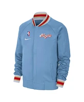 Nike Men's Light Blue Memphis Grizzlies 2024/25 City Edition Authentic Showtime Performance Full-Zip Jacket