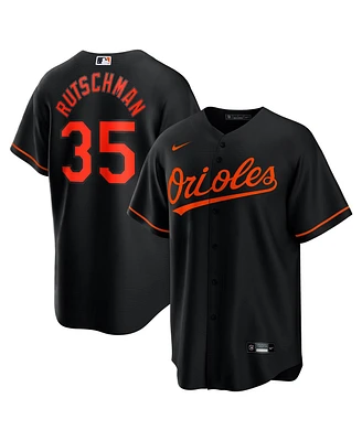 Nike Men's Adley Rutschman Black Baltimore Orioles Alternate Replica Player Jersey