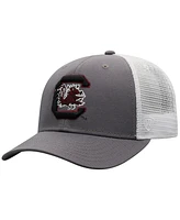 Top of the World Men's Gray/White South Carolina Gamecocks Victory Baseline Trucker Adjustable Hat