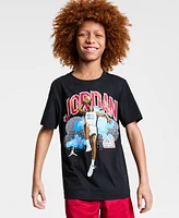 Jordan Big Boys Short-Sleeve Pixel Graphic T-Shirt