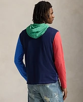 Polo Ralph Lauren Men's Color-Blocked Jersey Hooded T-Shirt