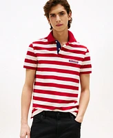 Tommy Hilfiger Men's Regular-Fit Stripe Polo Shirt
