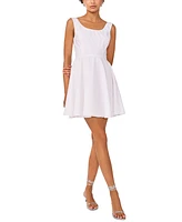 1.state Women's Cotton Cutwork Mini Dress