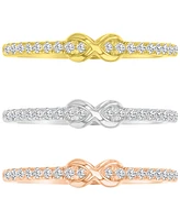 3-Pc. Set Cubic Zirconia Infinity Rings