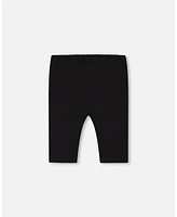 Deux par Little Girls Cotton Biker Short Legging Black - Toddler|Child