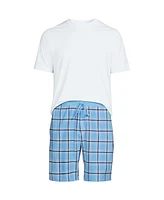 Lands' End Men's Knit Jersey Pajama Shorts Sleep Set