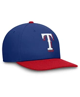 Nike Men's Royal/Red Texas Rangers Pro Performance Snapback Hat